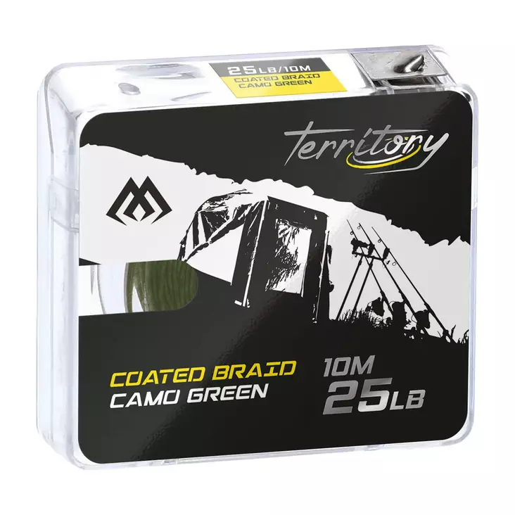 Mikado Coated Braid 10m Camo Green - Coated Braid - 5900637012269 - 1