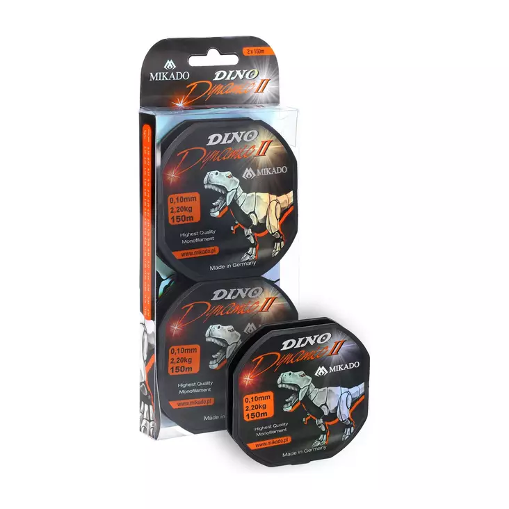 Mikado Dino Dynamic II 150m - Feeder & Match Monofilament - 5900637809449 - 1