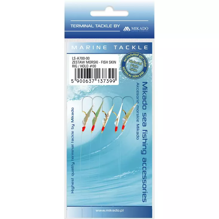Mikado Fish Skin Rig Holo 00 - Sabiki & Mackerel Rigs - 5900637137399 - 1