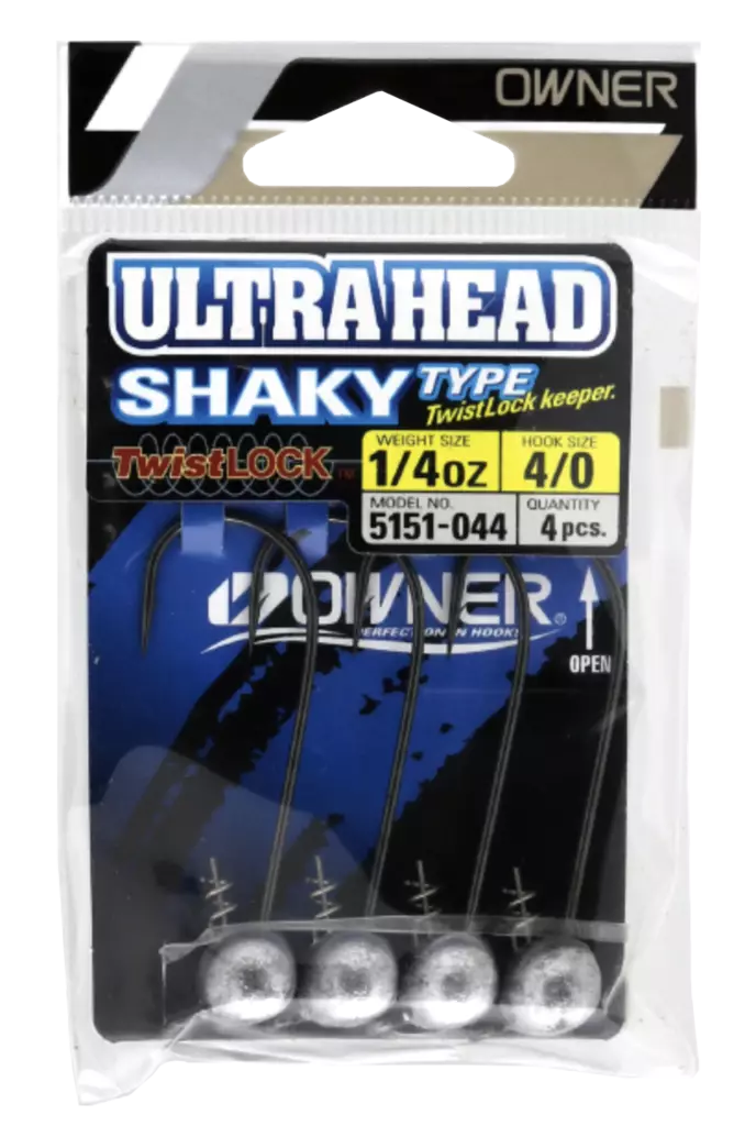 Owner Shaky Head 4pcs - Jig Heads - 4953873090189 - 1