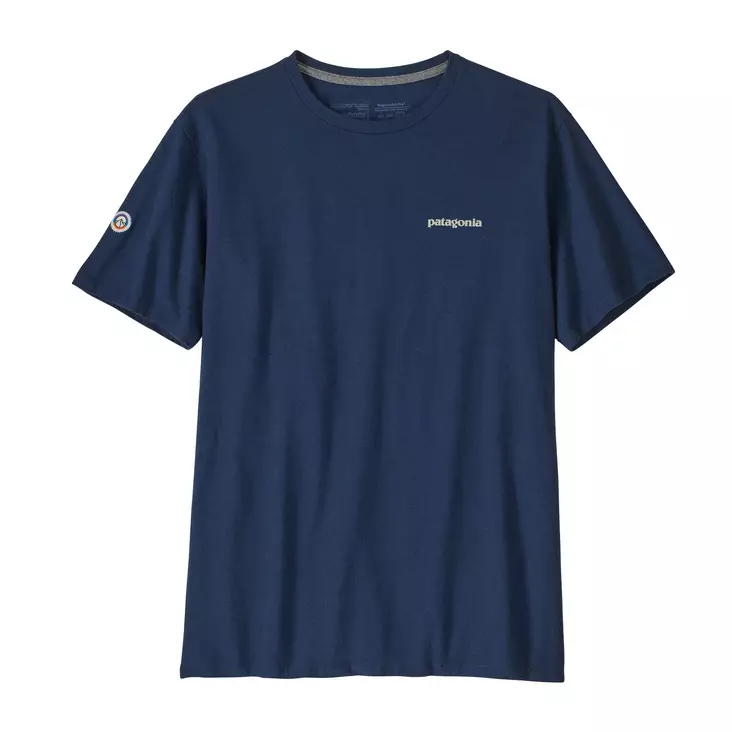 Patagonia Fitz Roy Icon Responsibili-Tee Lagom Blue - T-Shirts - 195699783119 - 1