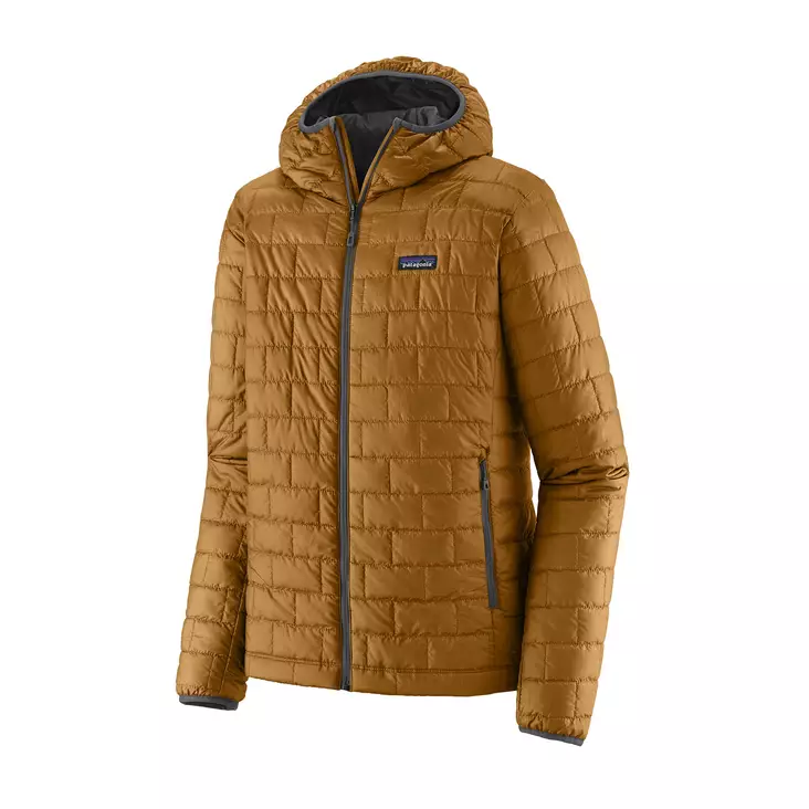 Patagonia M's Nano Puff Hoody Raptor Brown - Insulated Jackets - 196924502109 - 1