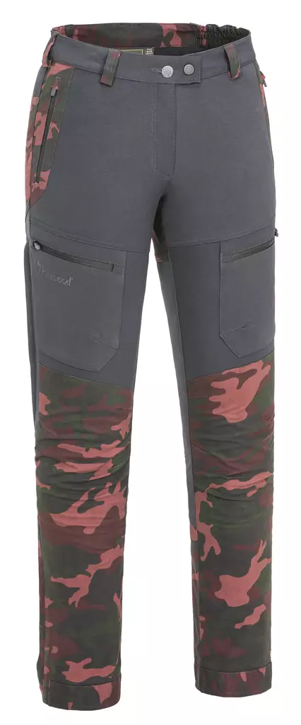 Pinewood Finnveden Hybrid TRD WMN Dusty Plum Jungle - Hunting Trousers for Women - 7331090320239 - 1