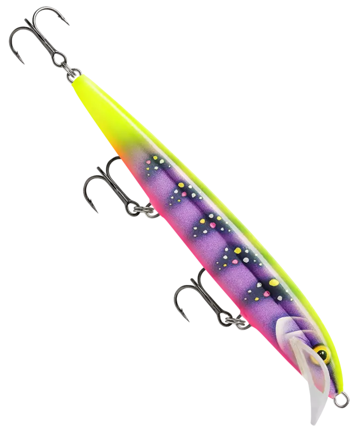 Leurre Rapala Scatter Rap Husky 13 - Special GCK (craquelin Doré) - Bois
