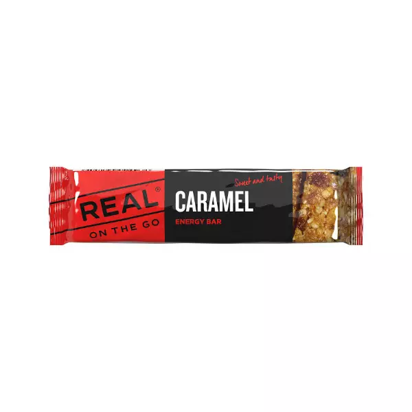 Real Turmat Caramel Energy Bar - Outdoor Meals - 7036480092559 - 1