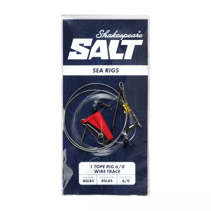 Shakespeare Tope Rig Wire Trace 6/0 - Bottom Fishing & Cod Rigs - 043388130969 - 1