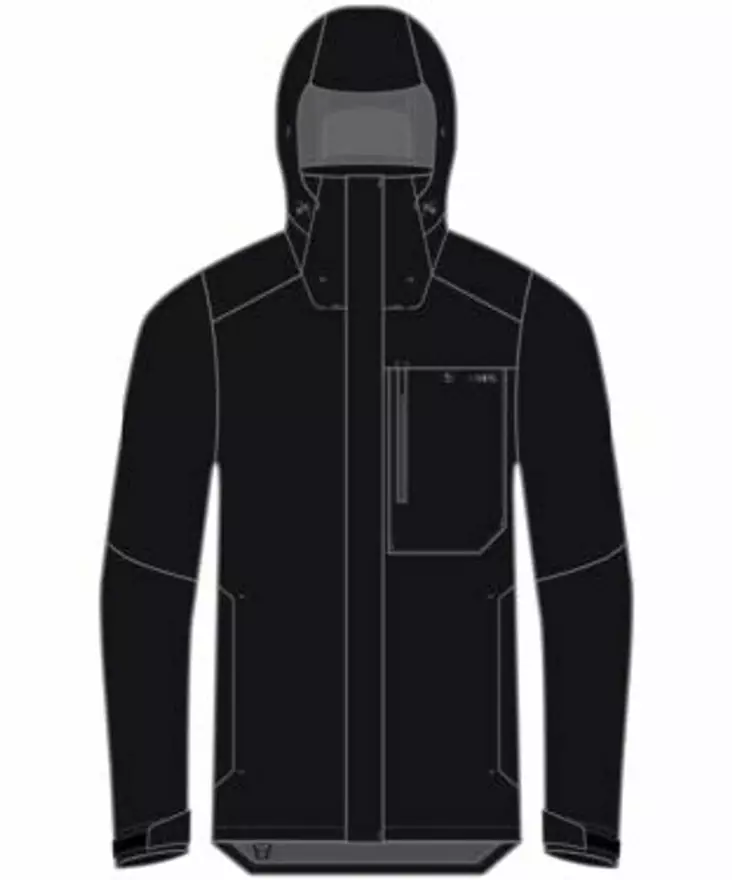 Simms Challenger Jacket Black - Hard Shells for Men - 694264686959 - 2