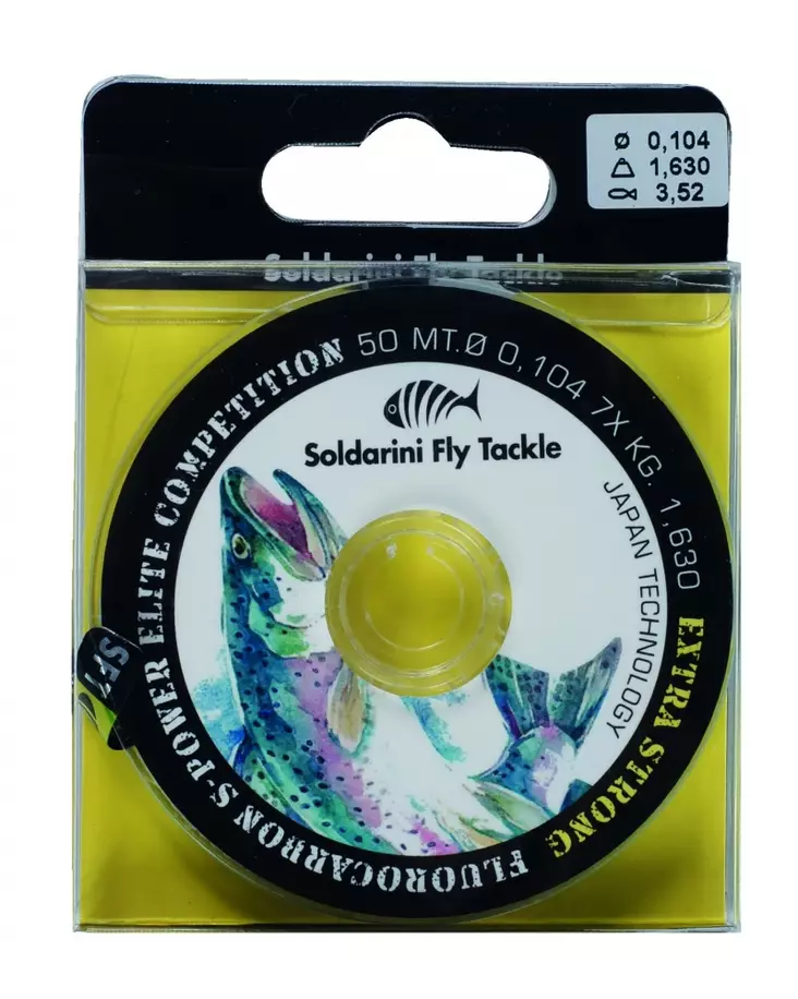 Soldarini Fluorocarbon 100% S-Power Elite Competition - Fluorocarbon Tippets - 8059016751309 - 10