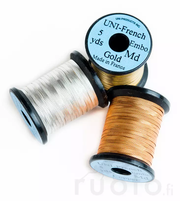 UNI-French Medium Embossed -runkokierre - Tinsels - 40300300119 - 1