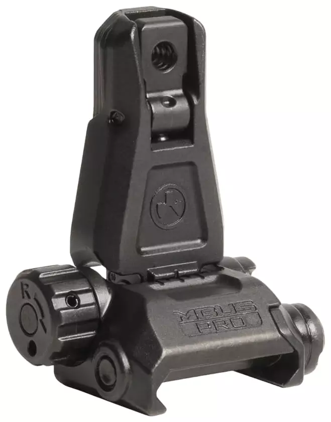 Magpul MBUS Pro - Back-Up Sight – Rear - Iron sights for rifles - MAG276-BLK - 1