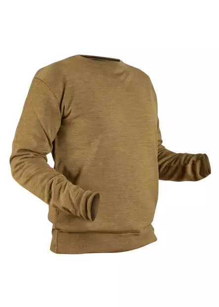 Nordhunt Asbjorn O-Neck Knit Straw Melange - Shirts - 40450-SM-XL - 2