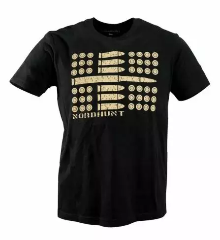 Nordhunt Ammo Flag T-Shirt Black - Shirts - 25204-B-2XL - 1