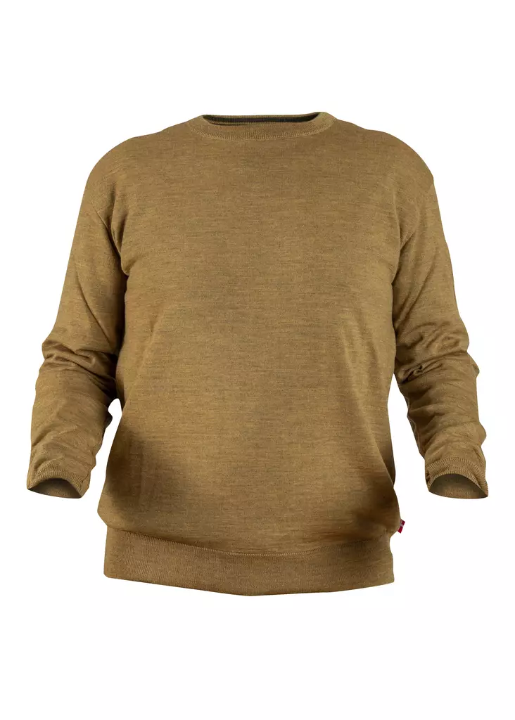 Nordhunt Asbjorn O-Neck Knit Straw Melange - Shirts - 40450-SM-XL - 1