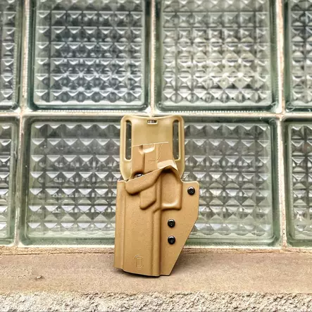 Panneltac OWB Mid-Drop Holster - Glock 17/19 Black - Glock - OM-G17-NL-BLKR - 2