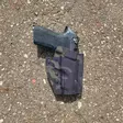 Panneltac OWB Mid-Drop Holster - SIG P226 LDC/Legion Black - Sig Sauer - OM-P226L-NL-BLKR - 2
