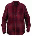 Nordhunt Sermen Flannel Shirt Boredeaux / Navy Check - Shirts - NH600224-248-S - 2