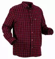 Nordhunt Sermen Flannel Shirt Boredeaux / Navy Check - Shirts - NH600224-248-S - 1