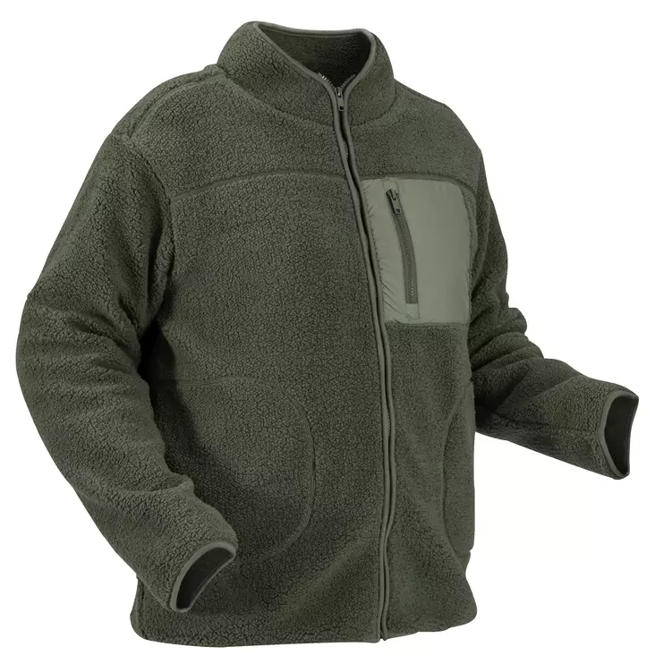 Nordhunt Bloom Pile Fleece Olive - Shirts - 800105-S - 1