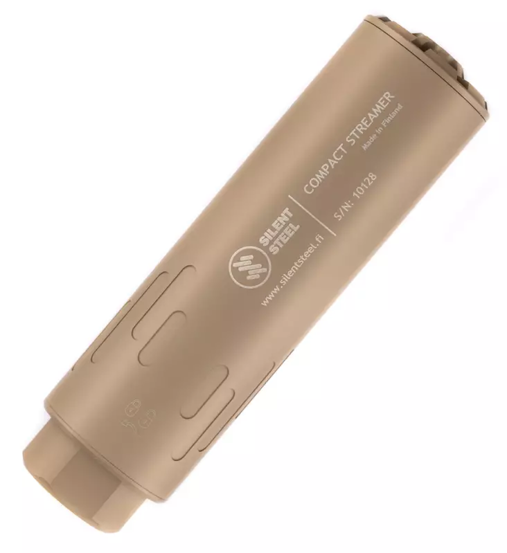 Silent Steel Compact Flow Streamer 5,56 Magpul FDE - Silencers AR-15 - CST556FDE-SS - 1
