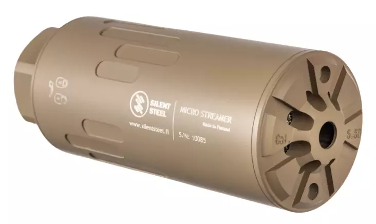 Silent Steel Micro Flow Streamer 5,56 Magpul FDE - Silencers AR-15 - MST556FDE-SS - 2